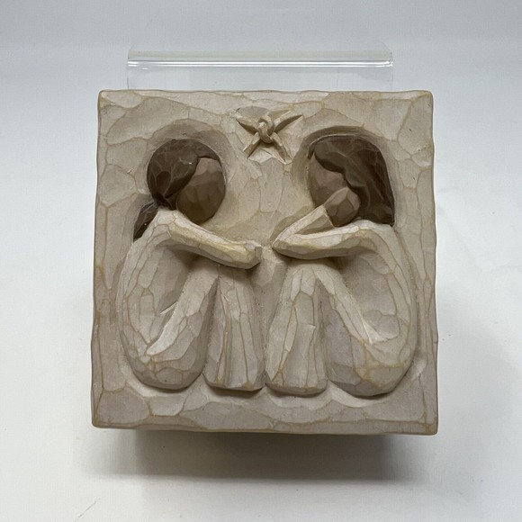 WILLOW TREE Friendship Trinket Box - Forever Friends Susan Lordi 2003 DEMDACO - Picture 1 of 4